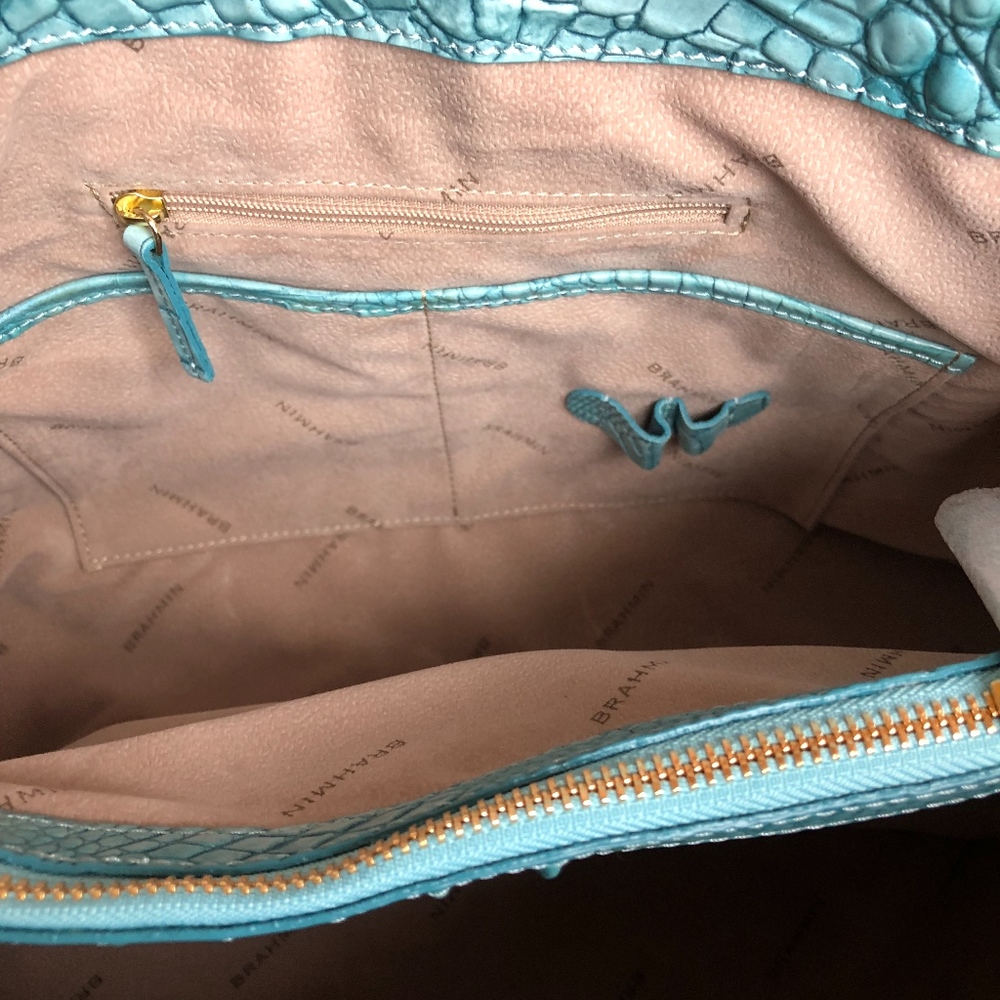 SOLD Brahmin Elisa Astral Satchel Handbag - Picture 6 of 6